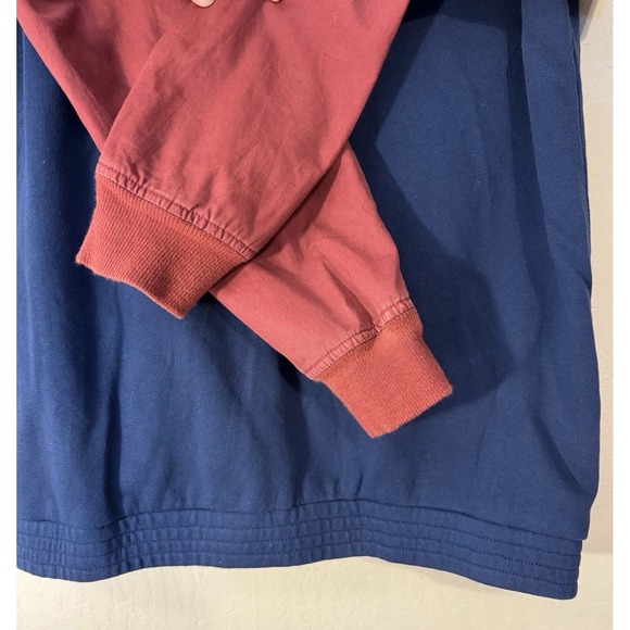 Adidas Jacket Men Medium M Blue Red Varsity Collegiate Prep Originals Preppy - Picture 8 of 12